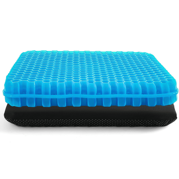 Gel Seat Cushion for Long Sitting (Super Large & Thick), Soft & Breathable, Gel Chair Cushion for Wheelchair, for Hip Pain, Gel Seat Cushion for Office Chair