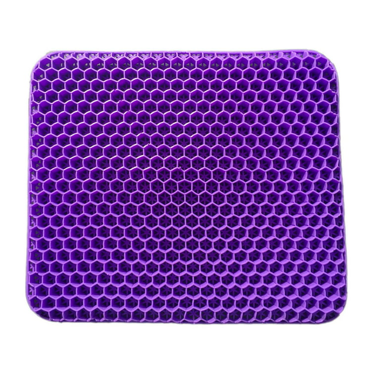 Gel Seat Cushion for Office Chair, Double Thick Royal Cushion for Long  Sitting with Non-Slip Cover, Breathable Honeycomb Chair Pads Absorbs  Pressure