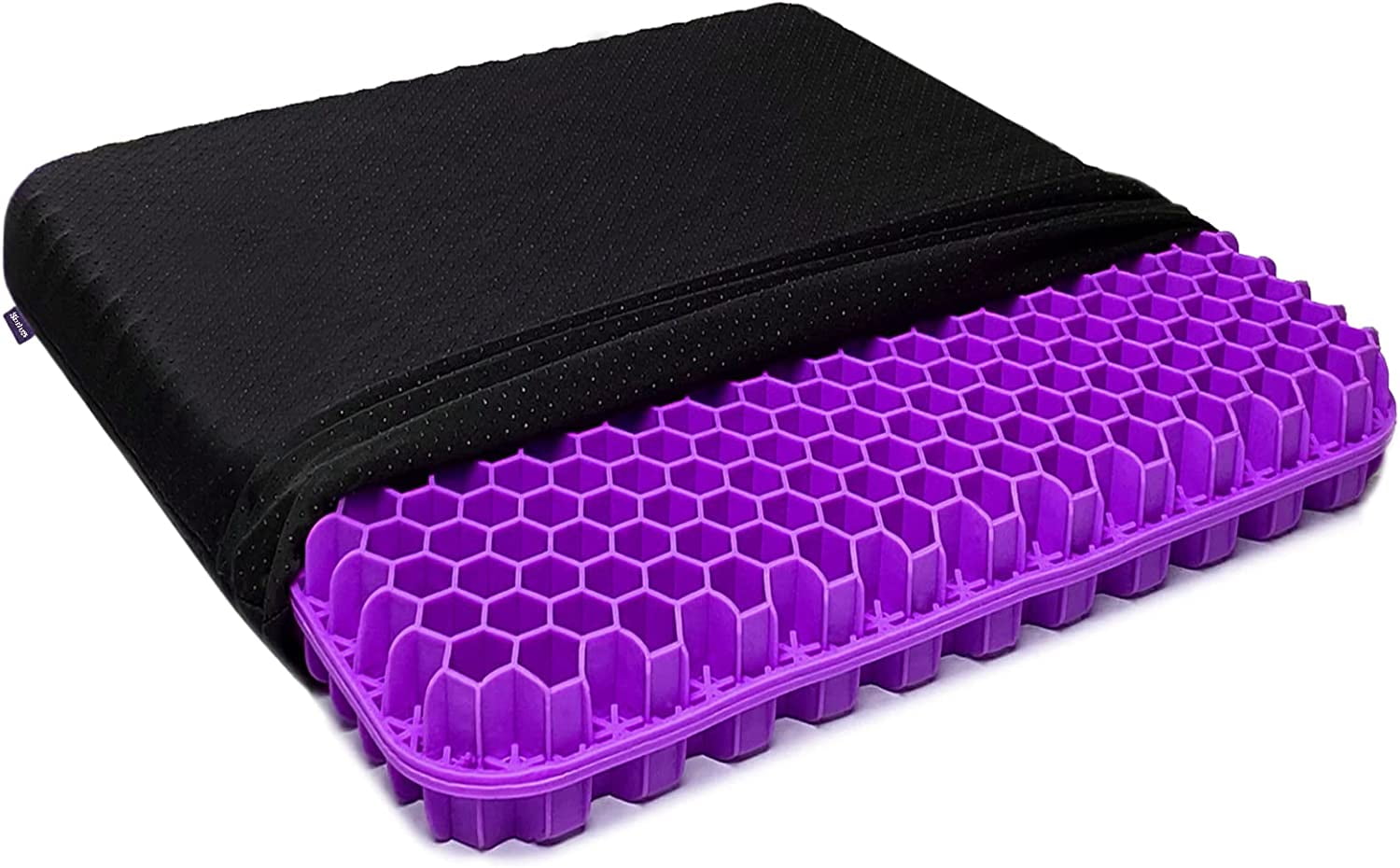  Purple Back Cushion, Pressure Reducing Grid Designed for  Ultimate Comfort, Designed for Chairs, Gaming, and Travel