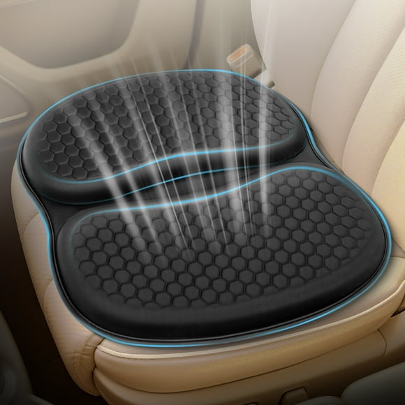 Honeycomb Car Gel Seat Cushion Soft Breathable Maintain a Refreshing Feel Relieve Hip Pressure This Seat Cushion Suitable For All Seasons for Car Office Home Wheelchair Chair Long Sitting Use