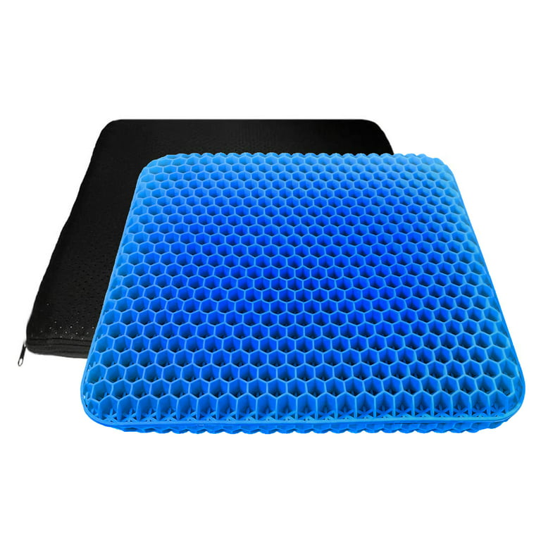 Extra-Large Gel Seat Cushion, Breathable Honeycomb Design Pain Relief Egg  Seat Cushion - Home Office Chair Cars Wheelchair