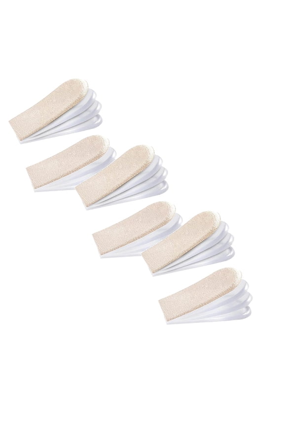 Gel Shoe Lifts for Women Men Uneven Legs, Adjustable Orthopedic Heel Lifts for Heel Pain and Leg Length Discrepancy,Heel Wedge Inserts(4/8/12 Pair)