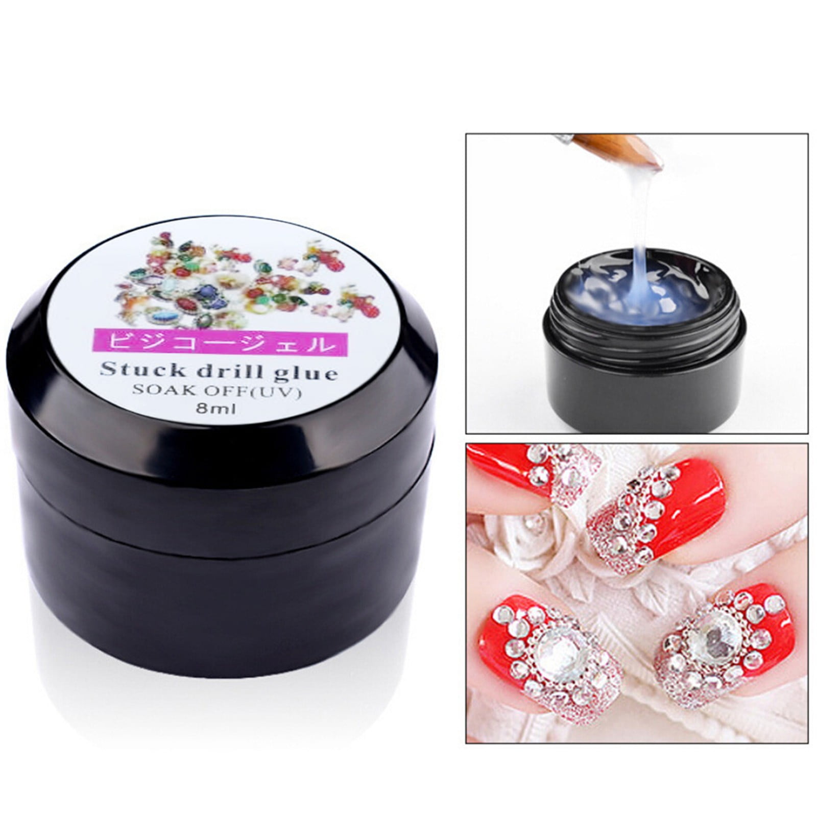 Gel Tips Glue Clear White Nail File 180 Grit And Buffer Nail Files 80/