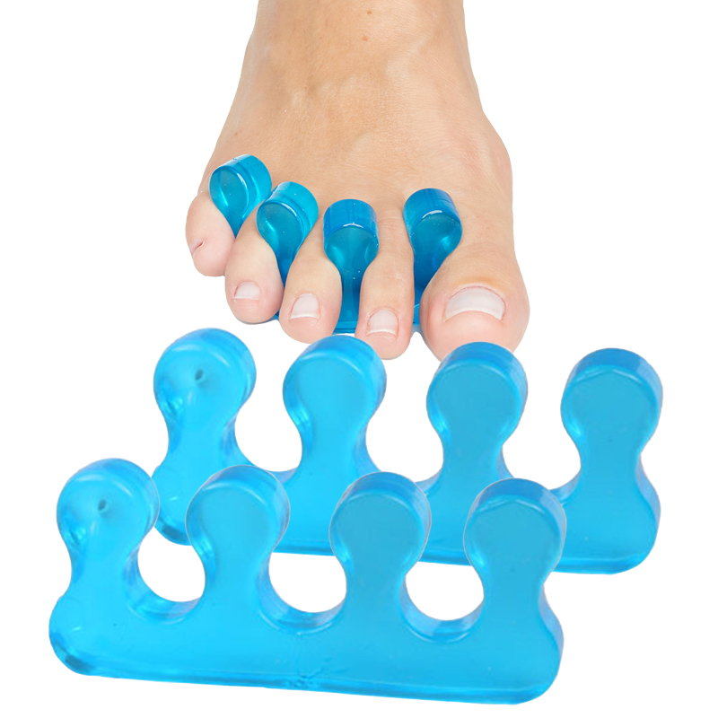 Gel Toe Separator, Gel Nail Polish Toe Stretcher Divider Spacer for Men and Women, Overlapping