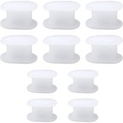 Gel Toe Separators, 5 Pairs Toe Separators for Overlapping Toes, Toe Spreaders for Women Toe Spacers for Bunion Pain Relief, Overlapping Toes