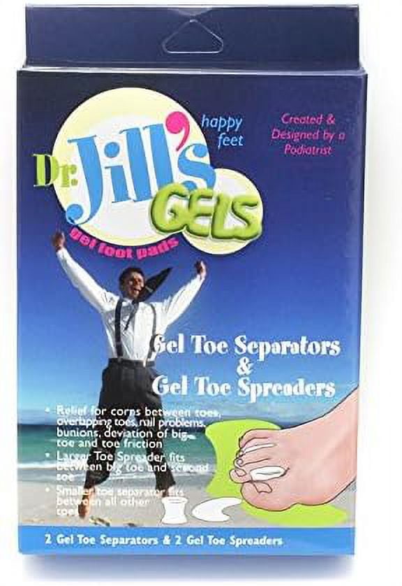 Gel Toe Separators & Spreaders by Foot Pads
