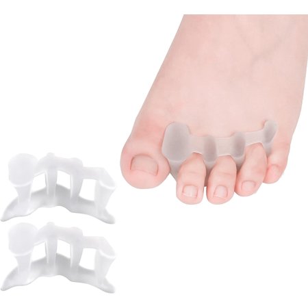 Gel Toe Separators Toe Strengthener 3 Pair of Toe spacers for Correcting Overlapping Toes,Crooked Toes,Hammer Toes