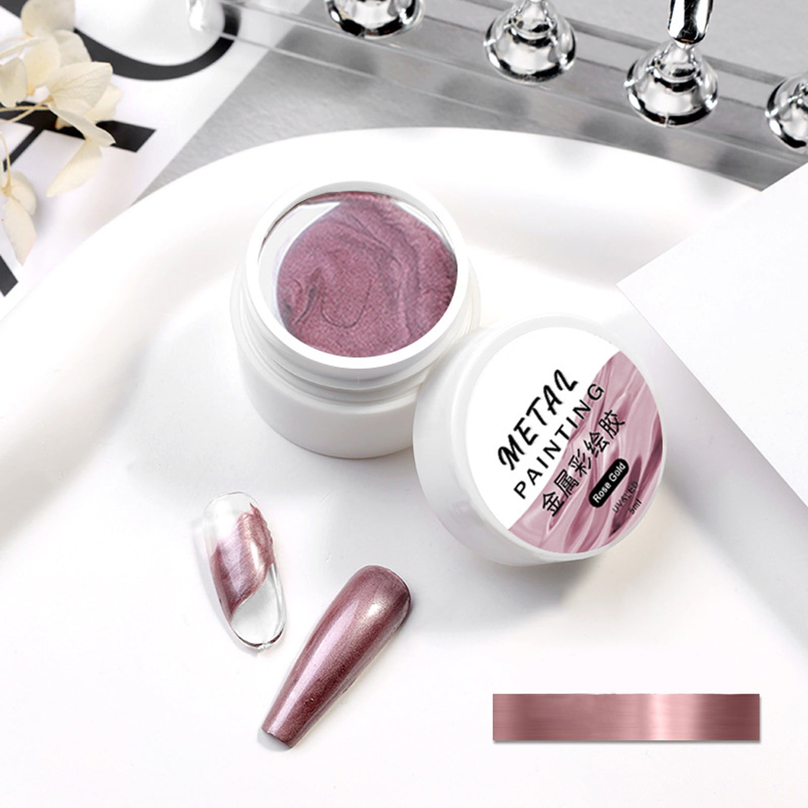 Gel Top Coat And Base Coat Clear on Nails Big Rhinestones for Nails