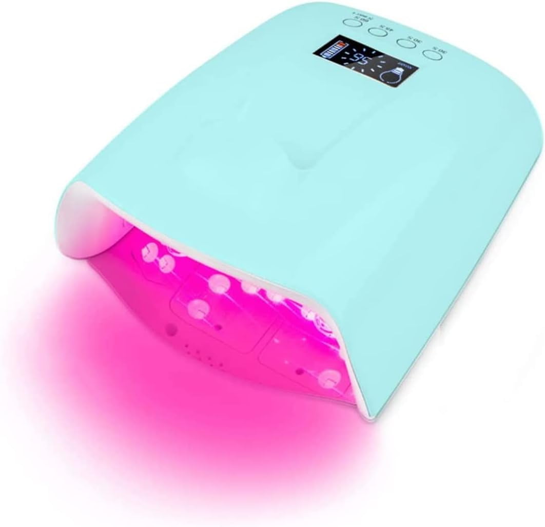 Gel UV Nail Lamp, 48W UV LED Nail Dryer Light for Gel Nails Polish Manicure Professional Salon Curing Lamp with Timer Setting Sensor