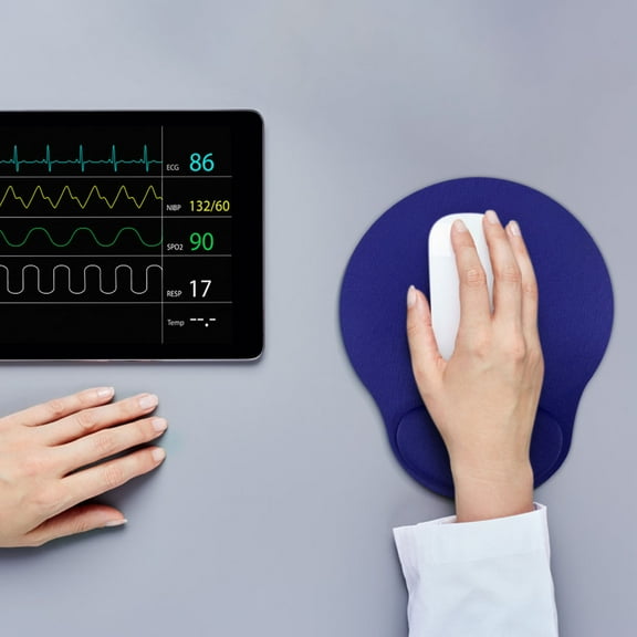 Gel Wrist Mouse Pad under $5! CQCYD Gel Wrist Support Mouse Pad, Ergonomic Gaming Mouse Mat with Cushion, Non-Slip Computer Desk Pad for PC Laptop Office