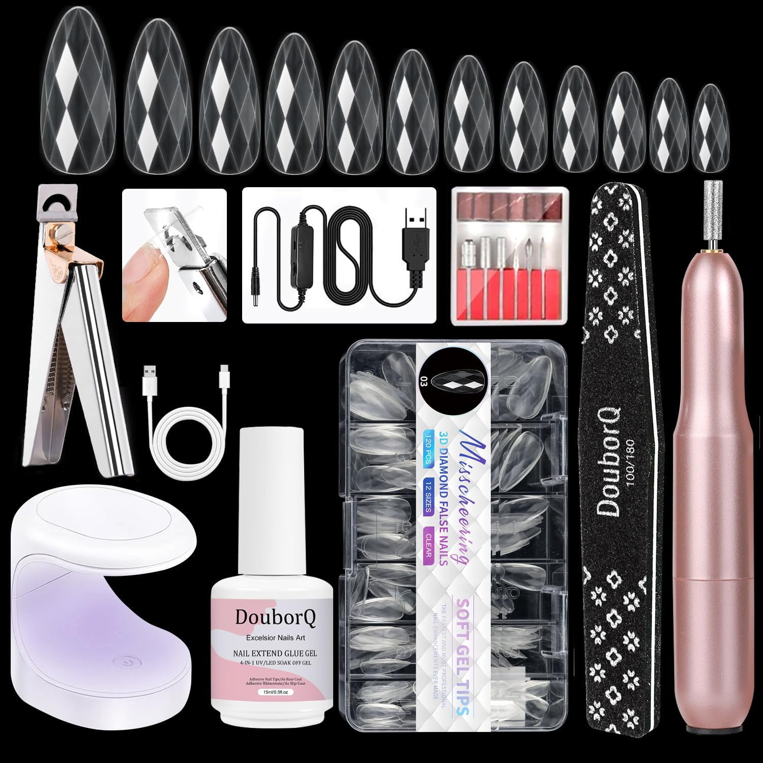 GEL-X (EXTEND GEL30ml 2本セット) Gel X Nail Kit | eBay