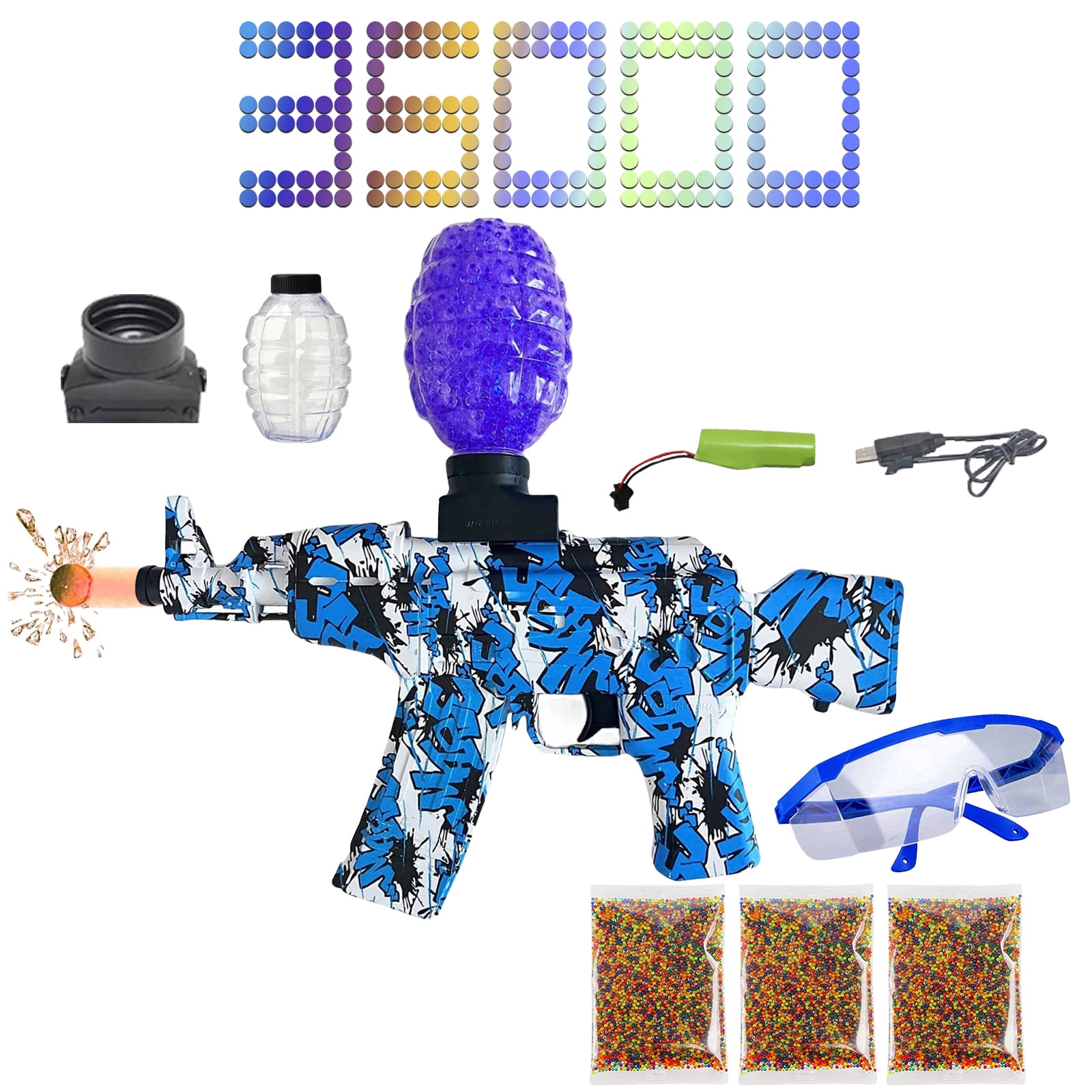 Gel blaster pistol,Water Beads Guns for Kids, Ball,for Ages 12+