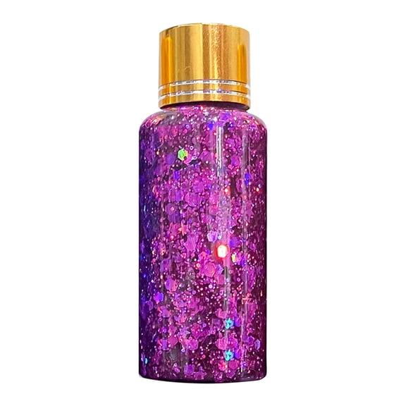Gel for Festive Makeup Body Art and Nail Design with Polarized Sequins