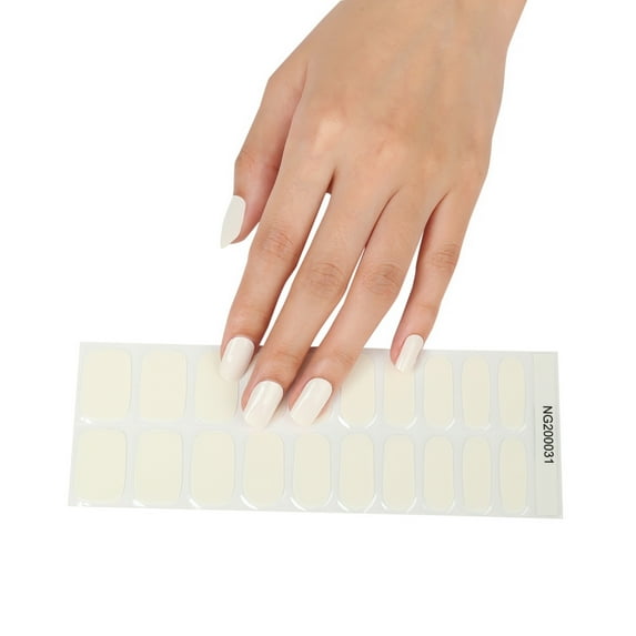 Gel nail sticker Light hardening gel nail sticker wear nail gilding nail sticker-NG200031