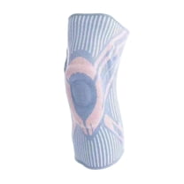 Gel pads with side stabilizers, knee pads to support weightlifting and running exercises