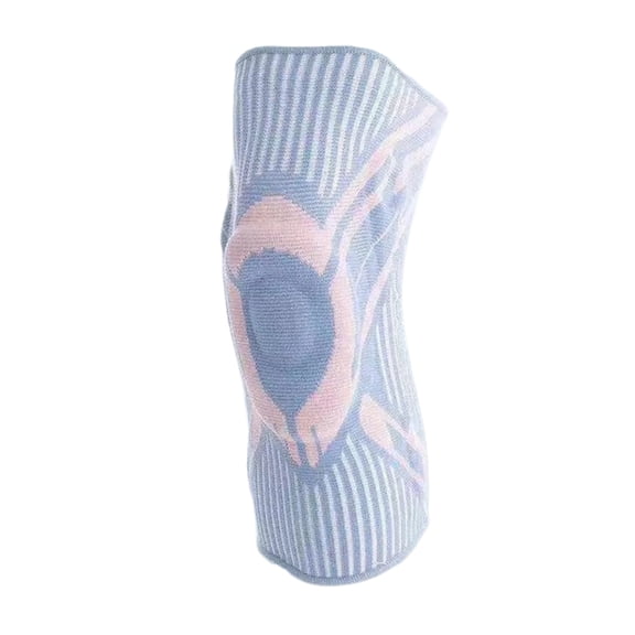 Gel pads with side stabilizers, knee pads to support weightlifting and running exercises