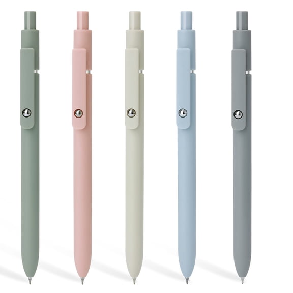 Quick Dry Fine Point Retractable Gel Pens with Premium Rolling Ball
