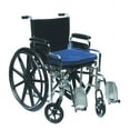 thumbnail image 1 of Gel wheelchair cushion with removable cover, 16"x20"x2" navy color, 1 of 1