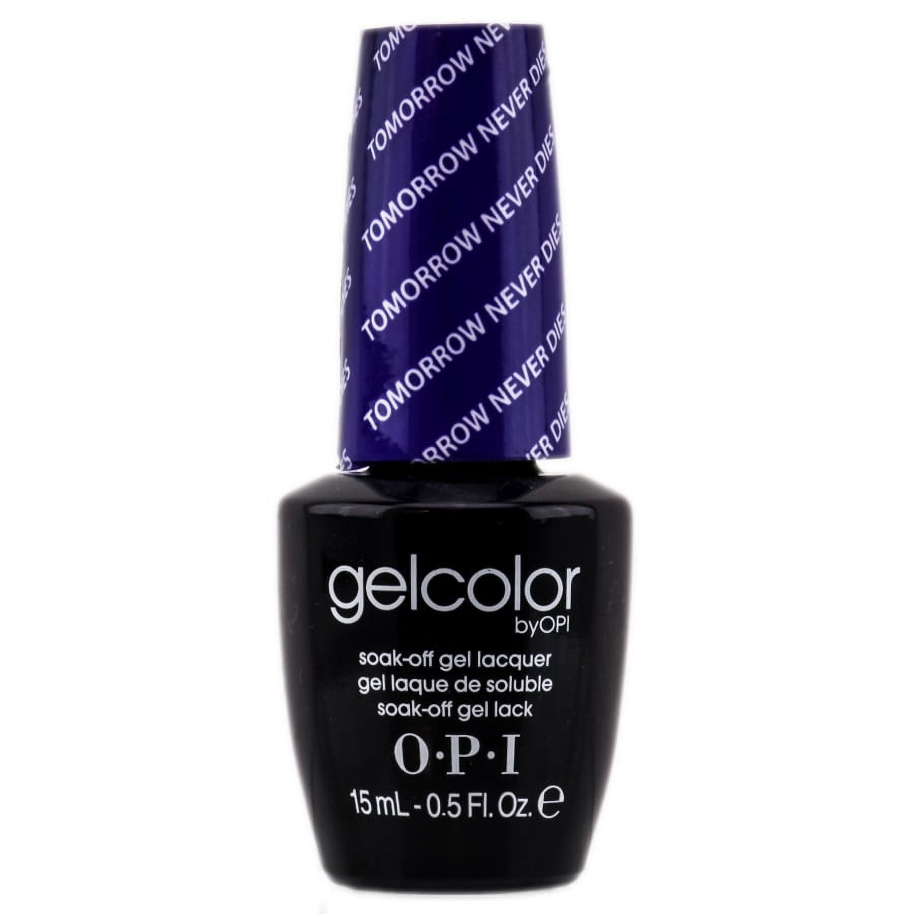 GelColor by OPI Soak-Off Gel Lacquer nail polish - Tomorrow Never Dies - HL D28