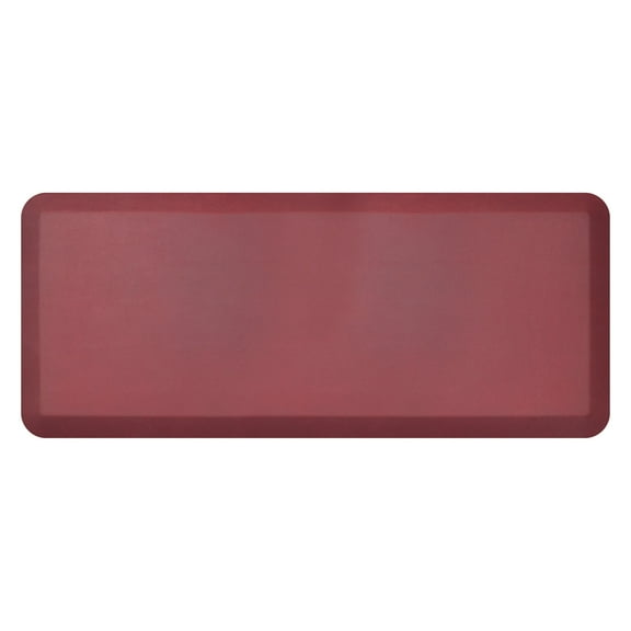 GelPro Contemporary Kitchen Mat, 20" x 48", Leather Grain Red
