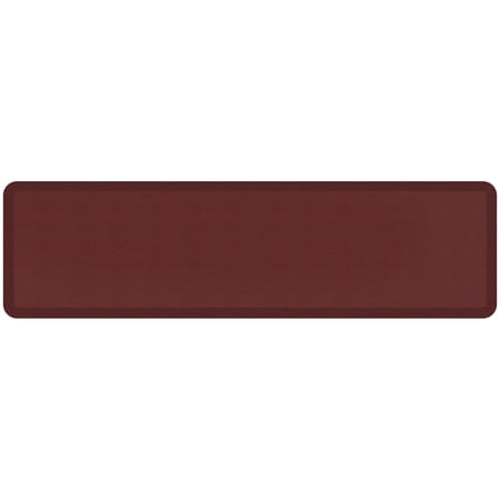 GelPro Contemporary Kitchen Mat, 20" x 72", Grasscloth Red
