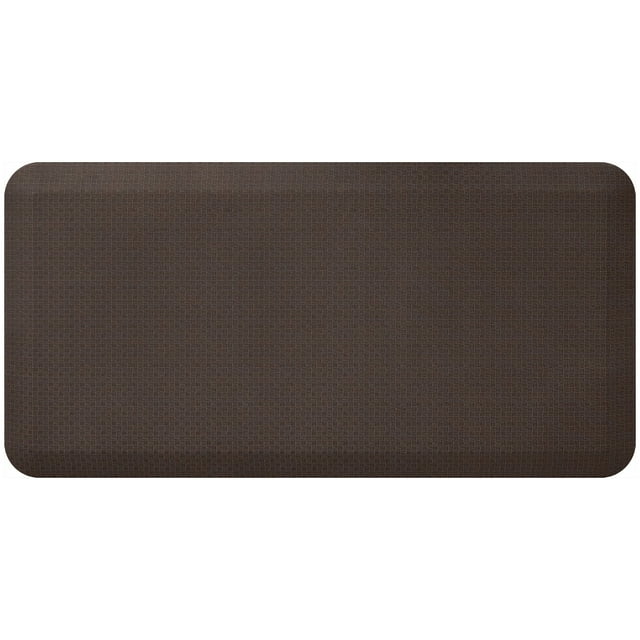 GelPro Designer Comfort Anti,Fatigue Flatweave Kitchen Floor Mat, 20" x 40" , Brownie