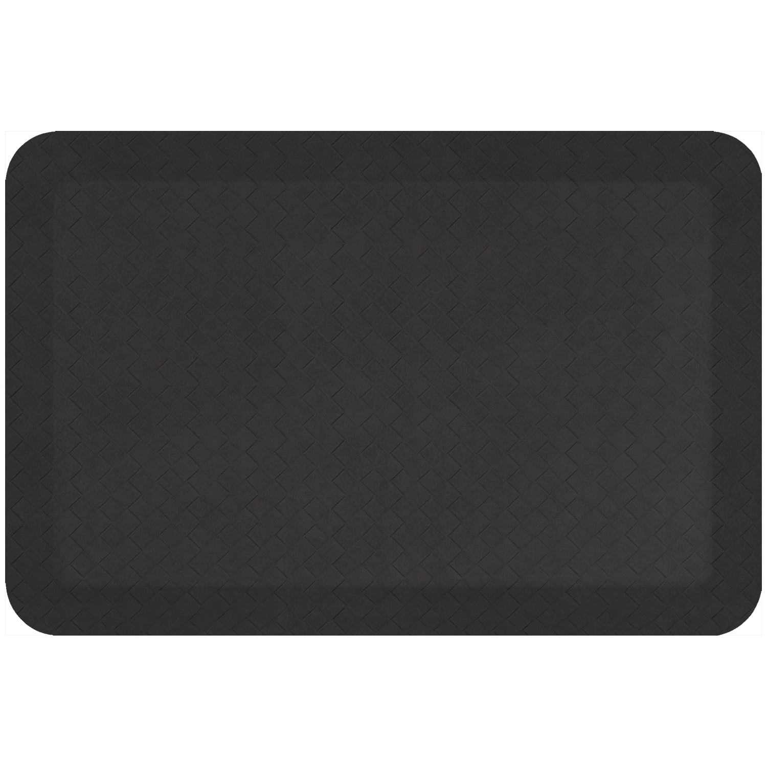GelPro Designer Comfort Foam Mat Basketweave, 20" x 30", Black