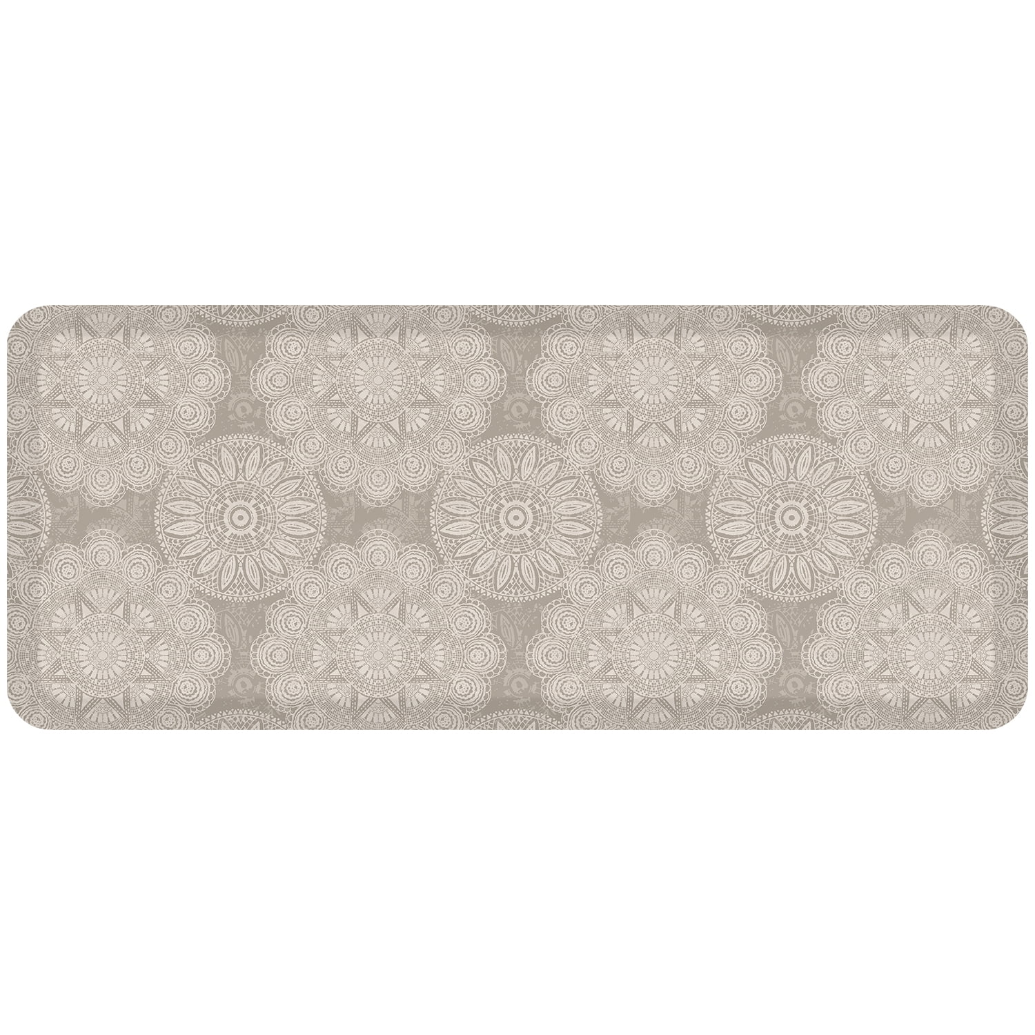 GelPro Designer Comfort 3/4 Thick Ergo-Foam Anti-Fatigue Kitchen Floor  Mat, 20x32, Orchard Almond