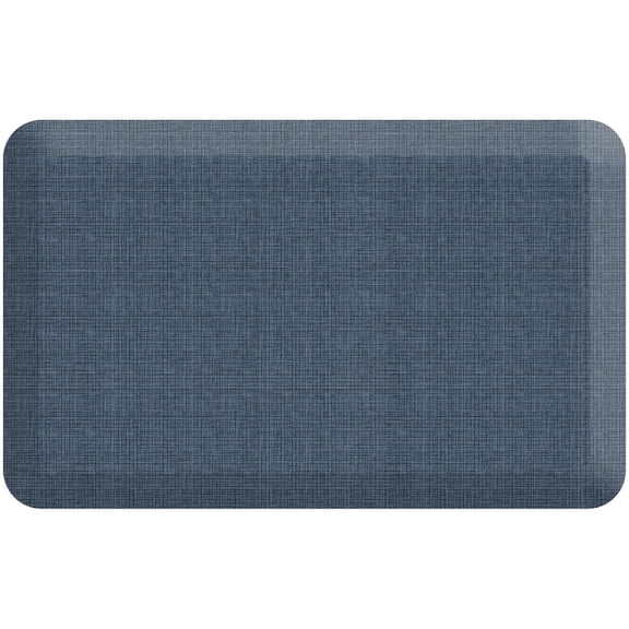 GelPro Designer Comfort Tweed Kitchen Mat, 20 " x 32 ", Blue