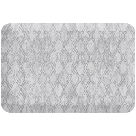 GelPro Kitchen Foam Mat Antiqued , 20" x 30", Lattice Grey