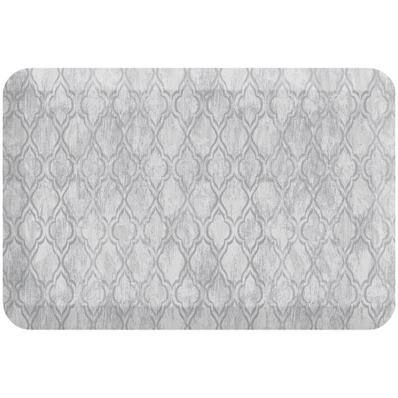 GelPro Kitchen Foam Mat Antiqued , 20" x 30", Lattice Grey