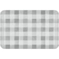 thumbnail image 1 of GelPro Kitchen Foam Mat Farmhouse Check , 20" x 30", Grey, 1 of 3