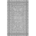 GelPro NeverMove Machine Washable Bella Area Rug, 3x5, Grey