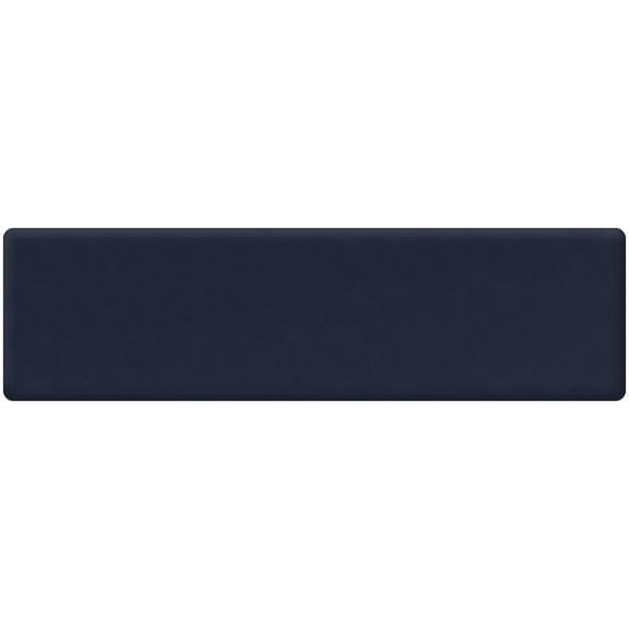 GelPro NewLife Anti-Fatigue Kitchen Runner Comfort Floor Mat-20x72-Leather Grain, Navy