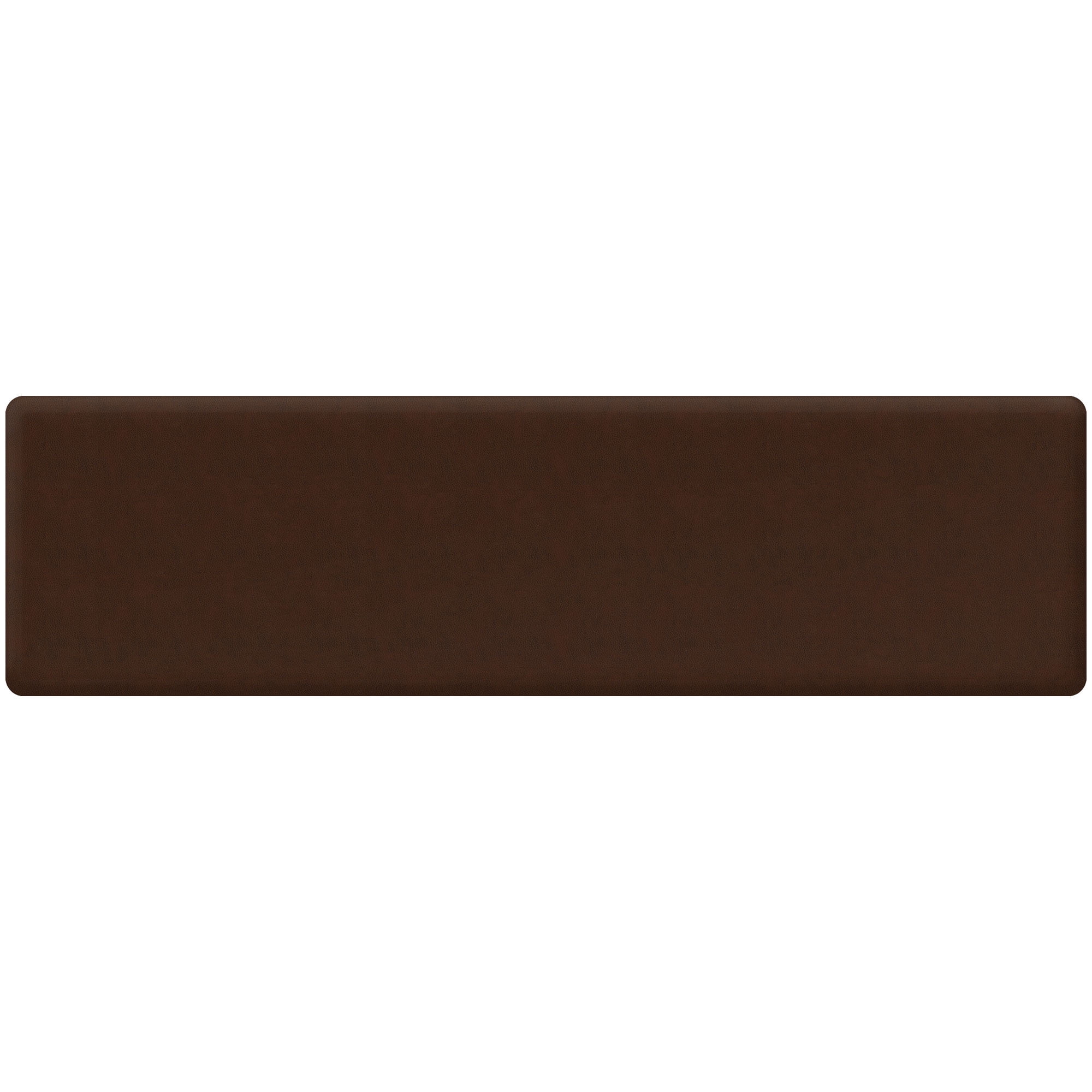 Newlife by GelPro Anti-Fatigue Kitchen Runner Comfort Floor MAT-20 x 72 in. Leather Grain, Black