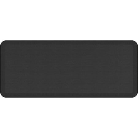 GelPro NewLife Designer Comfort Collection Kitchen Mat, 2" x 4", Charcoal Black