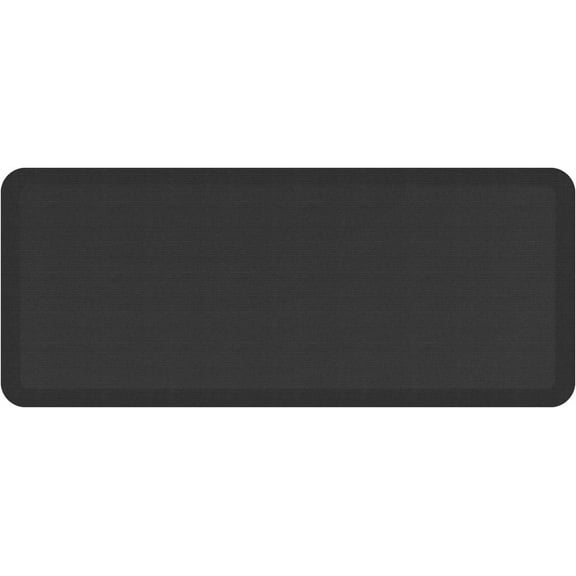 GelPro NewLife Designer Comfort Collection Kitchen Mat, 2" x 4", Charcoal Black