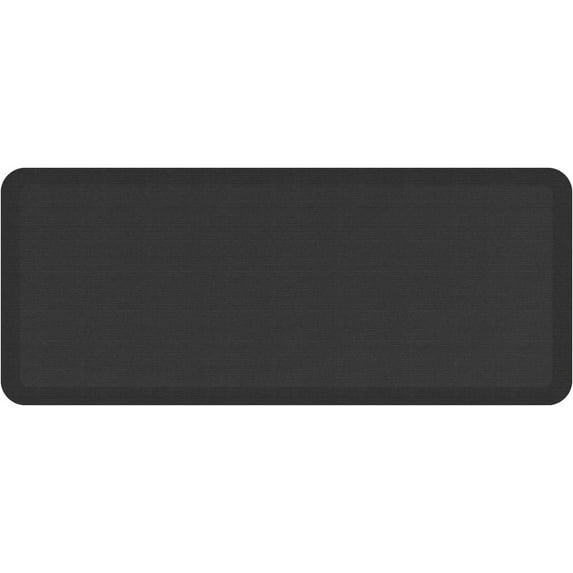 GelPro NewLife Designer Comfort Collection Kitchen Mat, 2" x 4", Charcoal Black