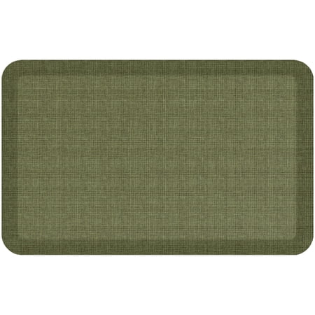 GelPro NewLife Designer Comfort Decorator Collection Kitchen Mat, 20" x 32", Tweed Green
