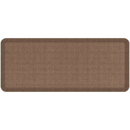 GelPro NewLife Designer Comfort Decorator Collection Kitchen Mat, 20" x 48", Tweed Brown