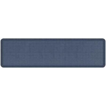 GelPro NewLife Designer Comfort Decorator Collection Kitchen Mat, 20" x 72" , Tweed Blue