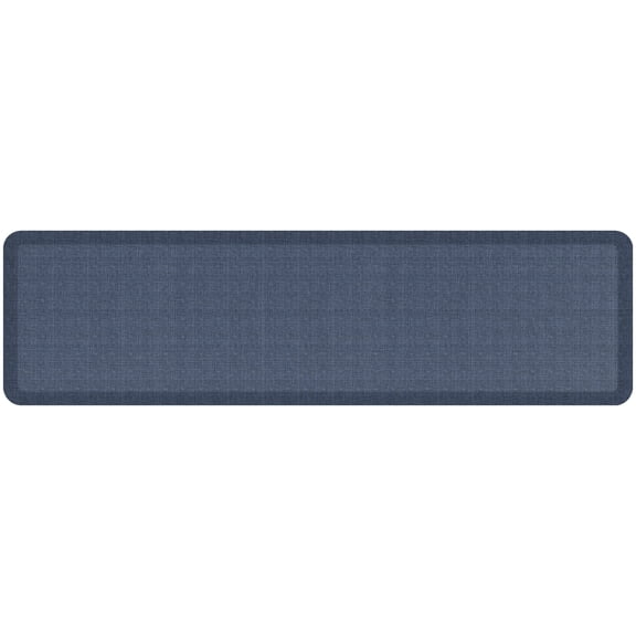 GelPro NewLife Designer Comfort Decorator Collection Kitchen Mat, 20" x 72" , Tweed Blue