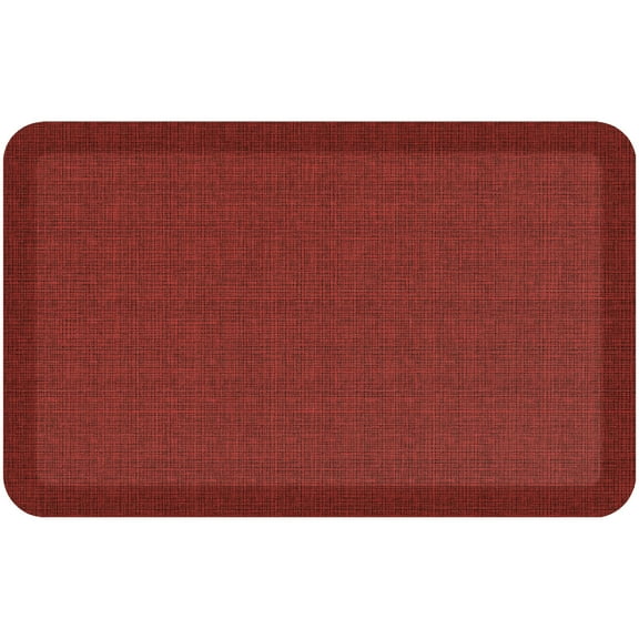 GelPro NewLife Designer Comfort Kitchen Floor Mat 20x32 Tweed Barn Red