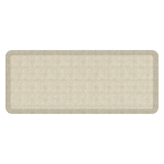 GelPro NewLife Designer Comfort Kitchen Floor Mat 20x48 Tweed Antique White