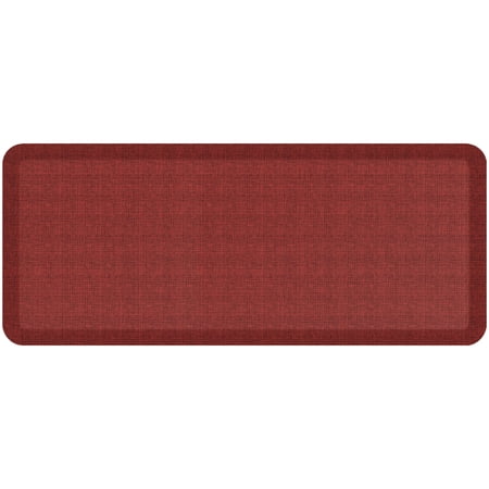 GelPro NewLife Designer Comfort Kitchen Floor Mat 20x48 Tweed Barn Red