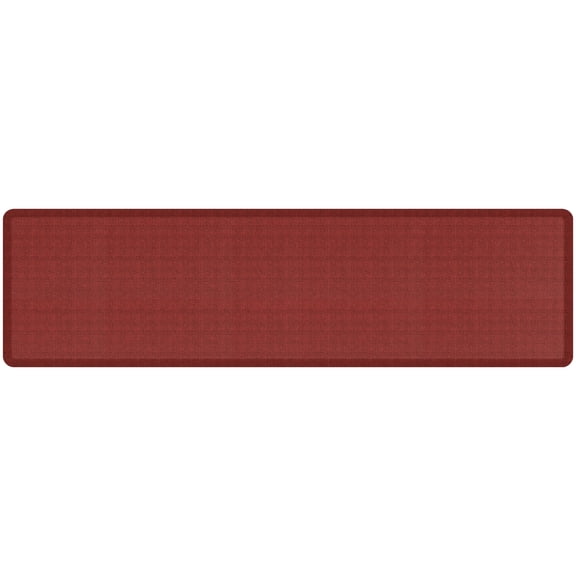 GelPro NewLife Designer Comfort Kitchen Floor Mat 20x72 Tweed Barn Red