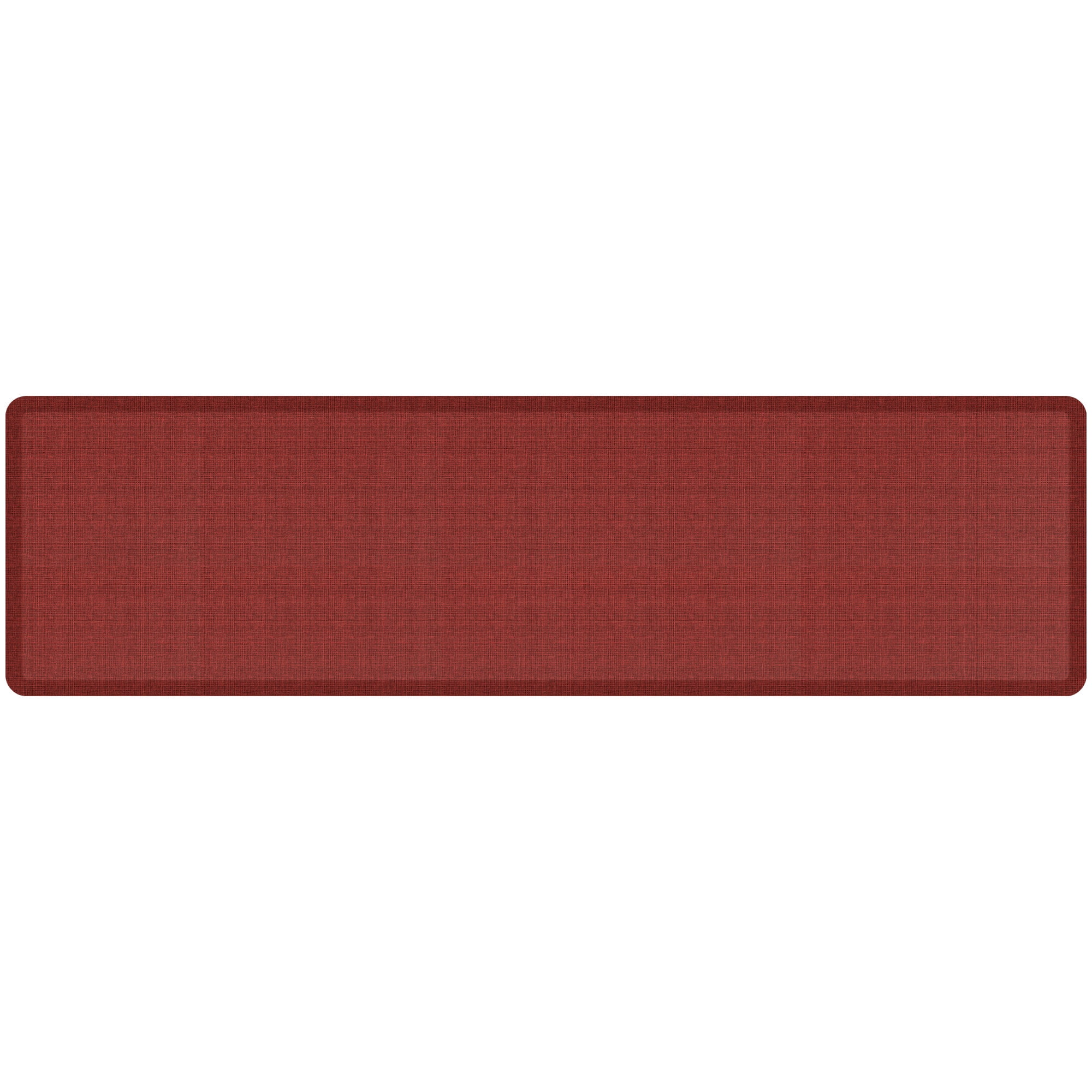 GelPro NewLife Designer Comfort Kitchen Floor Mat 20x72 Tweed Barn Red
