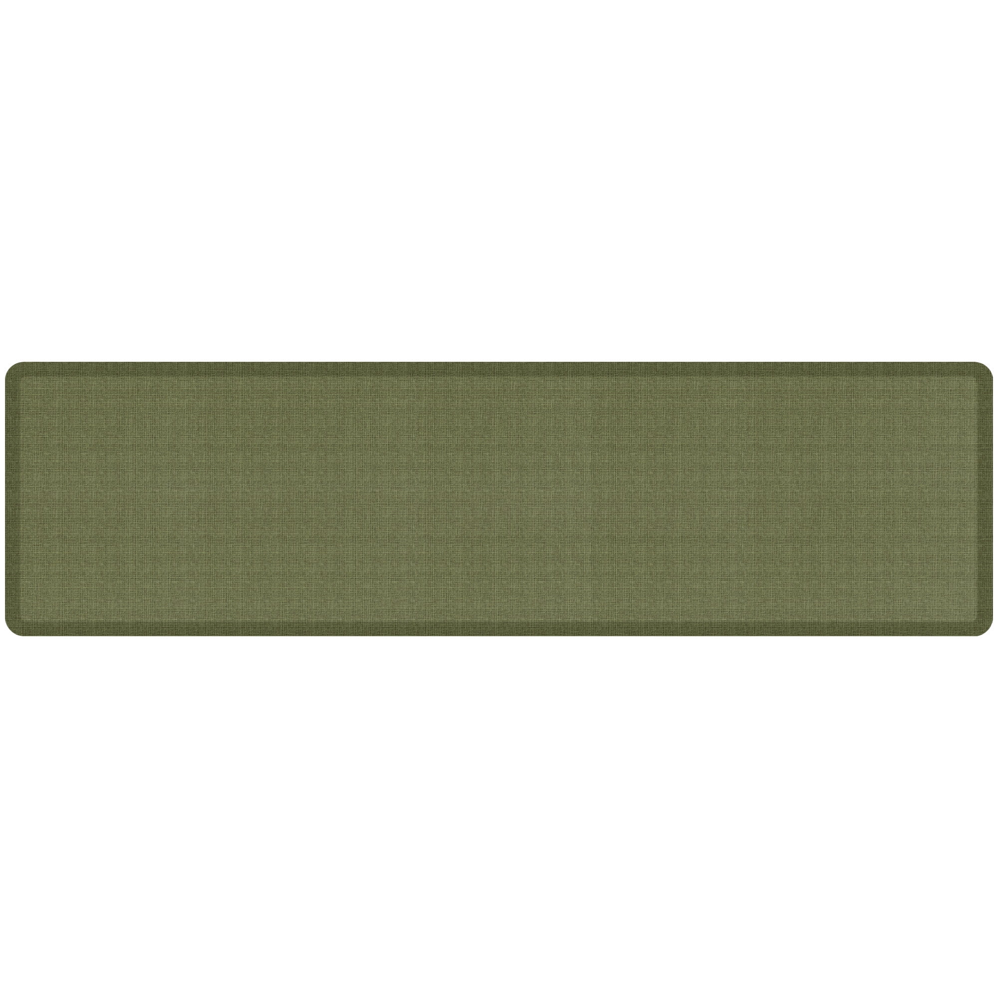 GelPro NewLife Designer Comfort Kitchen Floor Mat 20x72 Tweed Green