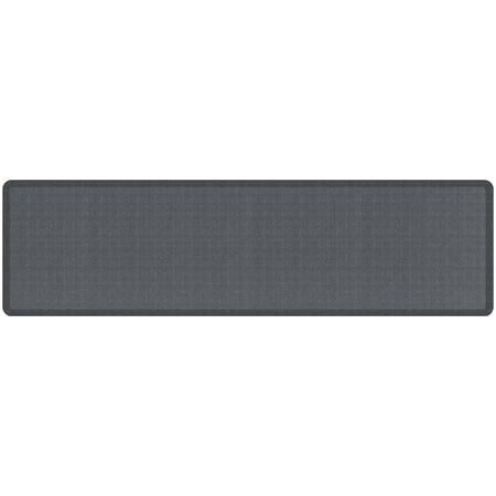 GelPro NewLife Designer Comfort Kitchen Floor Mat 20x72 Tweed Nickel Grey