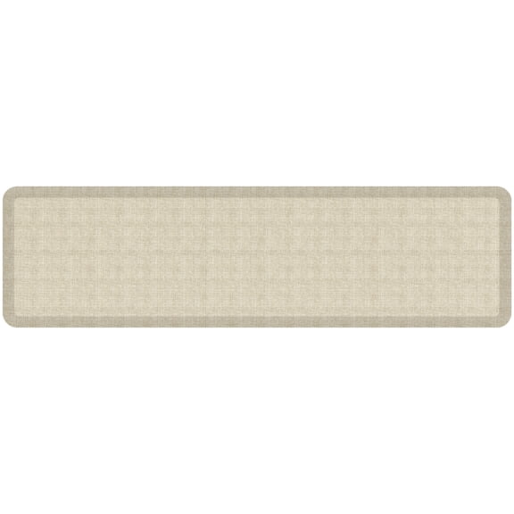 GelPro NewLife Designer Comfort Kitchen Floor Mat 30x108 Tweed Antique White